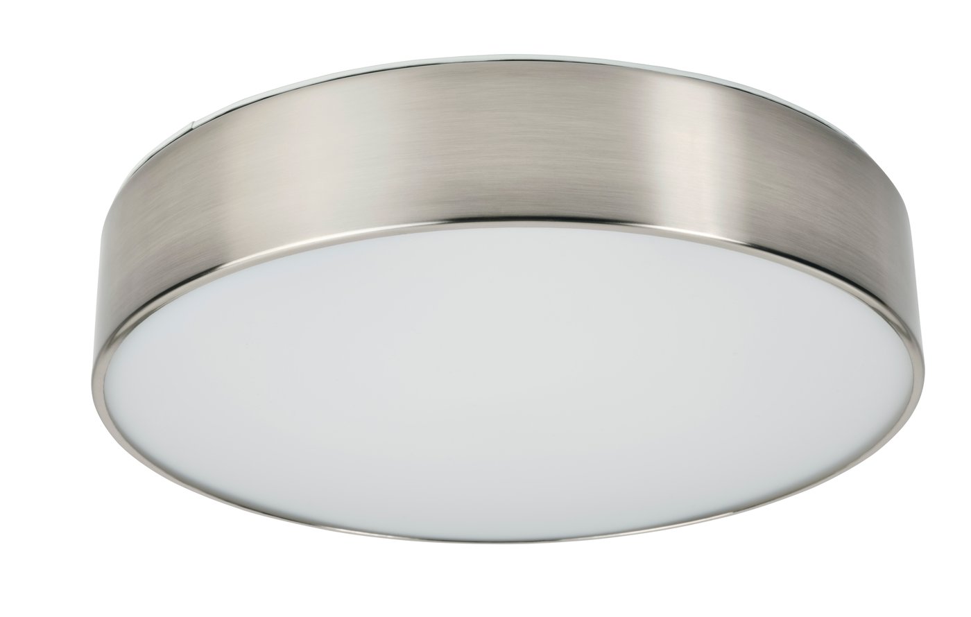 IKEA VIRRMO LED plafond, förnicklad, 36 cm 800 lumen