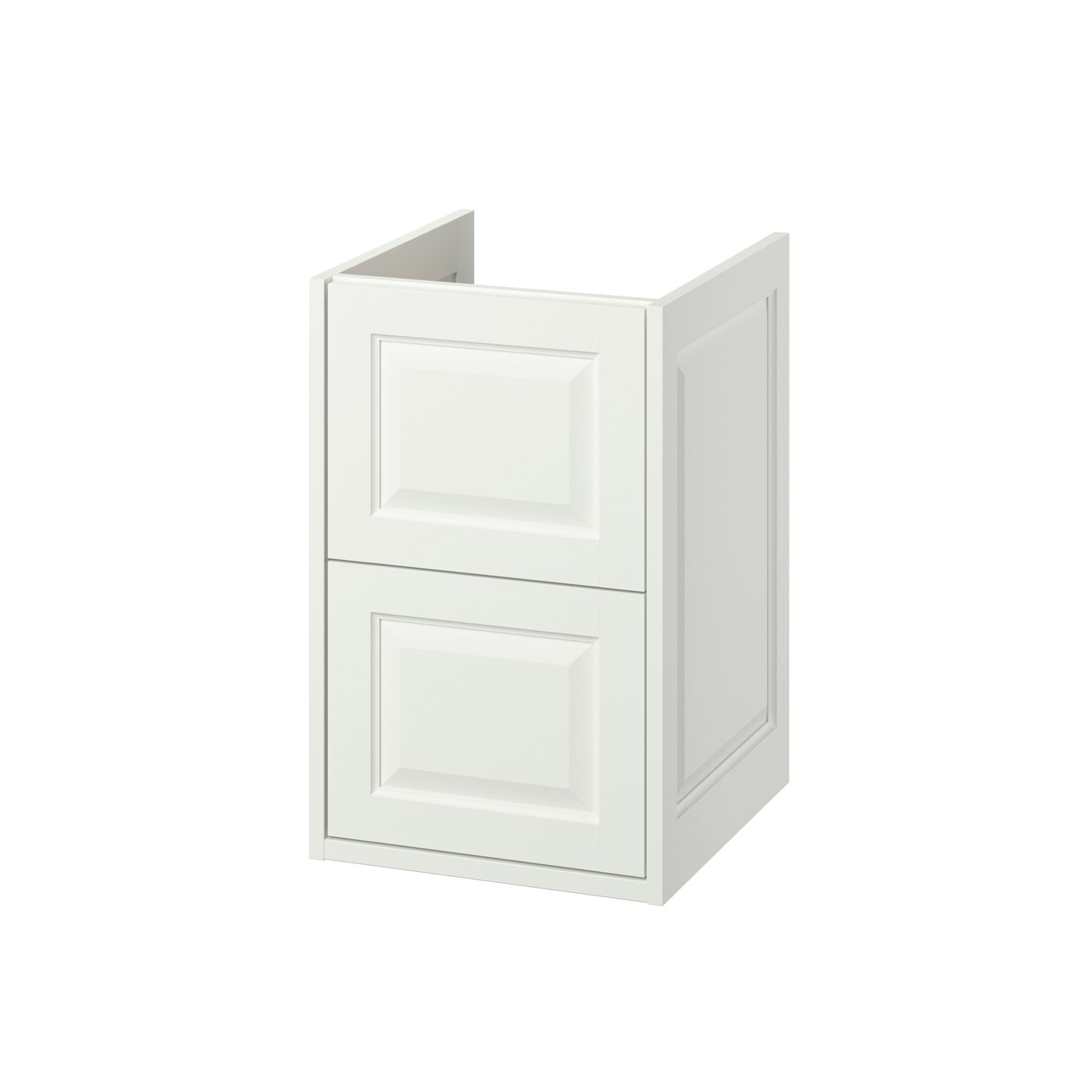 IKEA TÄNNFORSEN kommod med lådor, vit, 40x48x63 cm