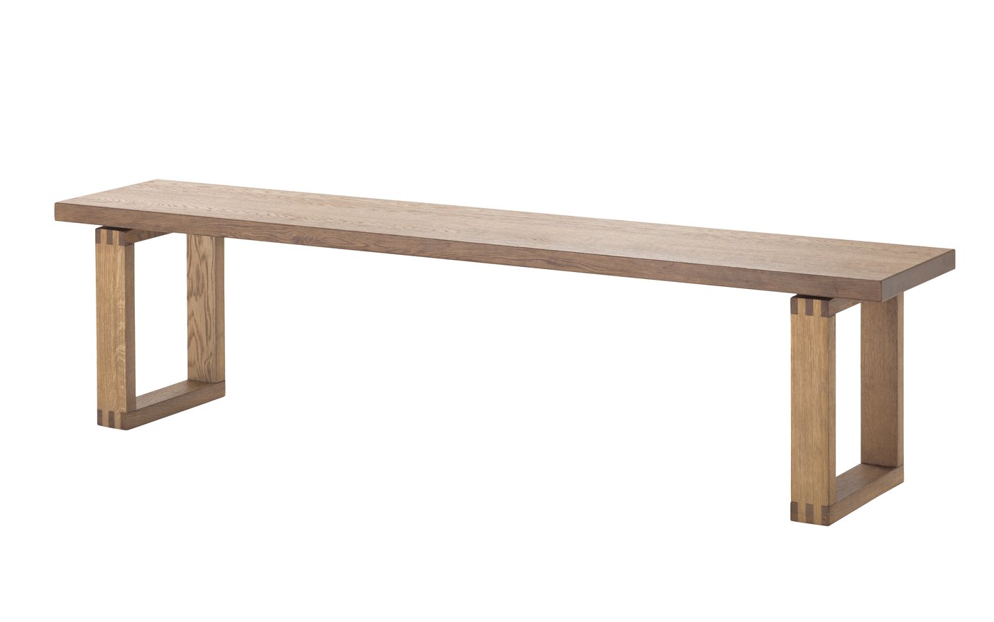 IKEA MÖRBYLÅNGA bänk, ekfaner/brunlaserad, 180 cm
