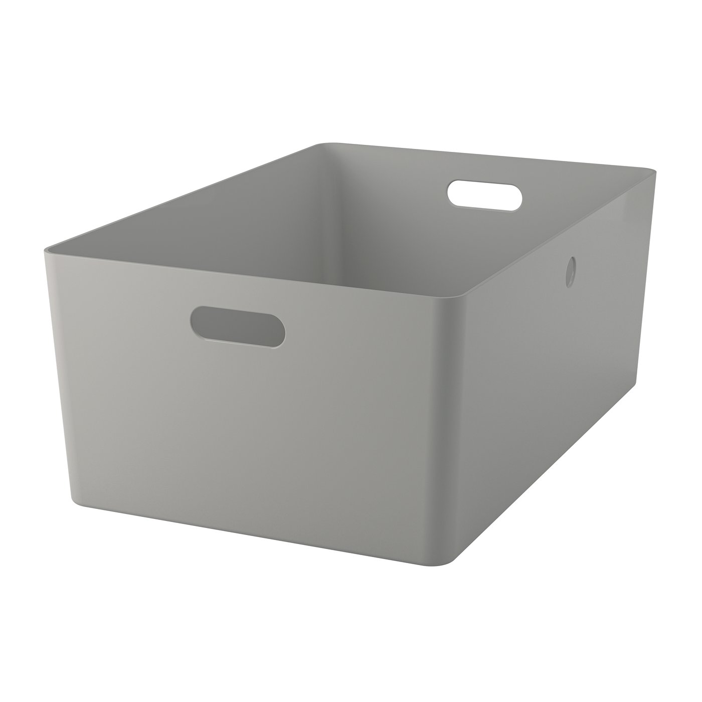 IKEA KUGGIS låda, ljusgrå, 37x54x21 cm
