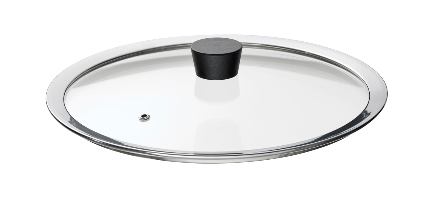 IKEA KLOCKREN lock till stekpanna, glas, 29 cm