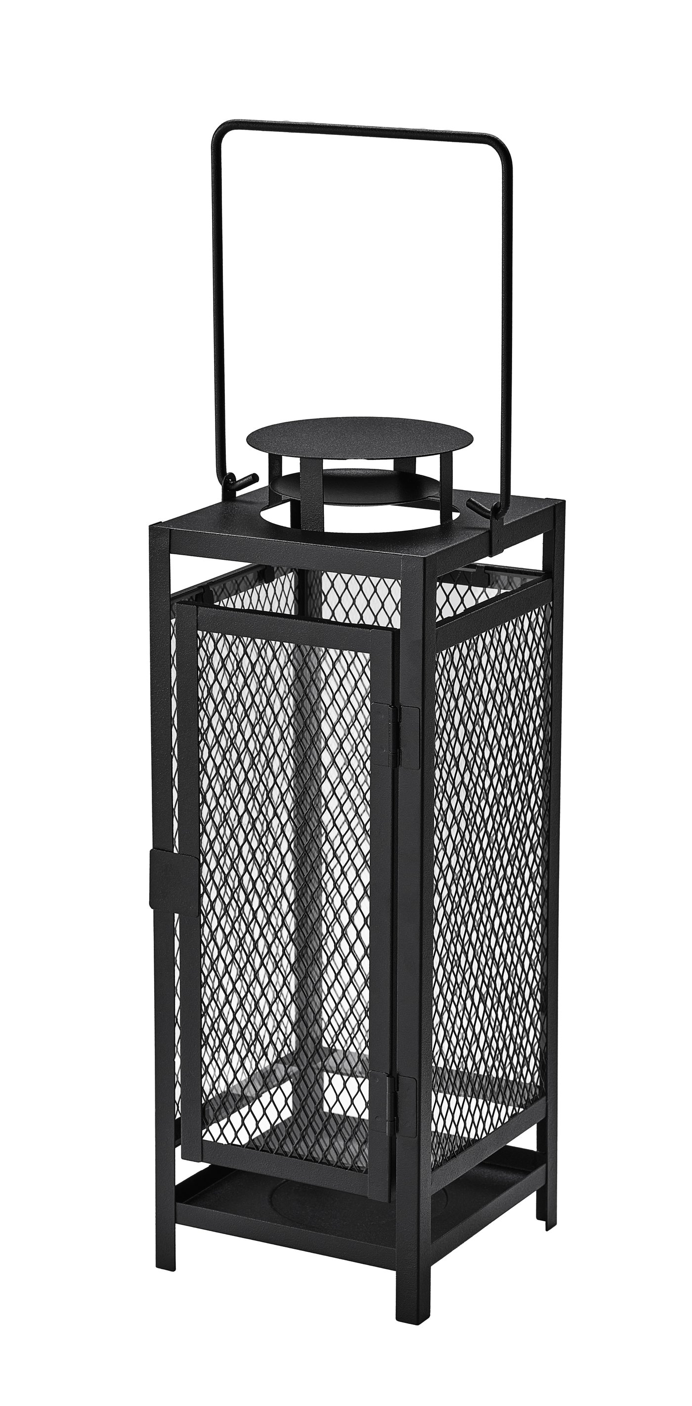 IKEA BERGGRAN lykta för blockljus, inom-/utomhus antracit, 34 cm