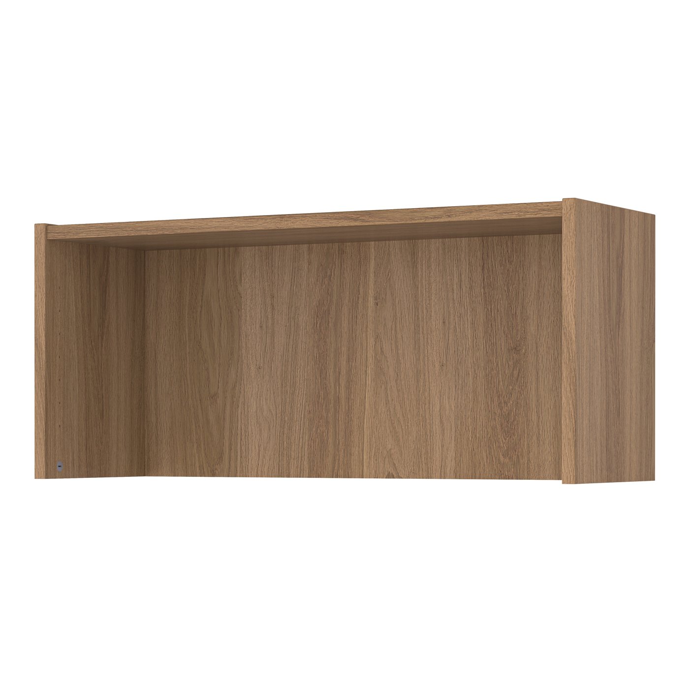 IKEA BILLY överhylla, ekmönstrad, 80x28x35 cm