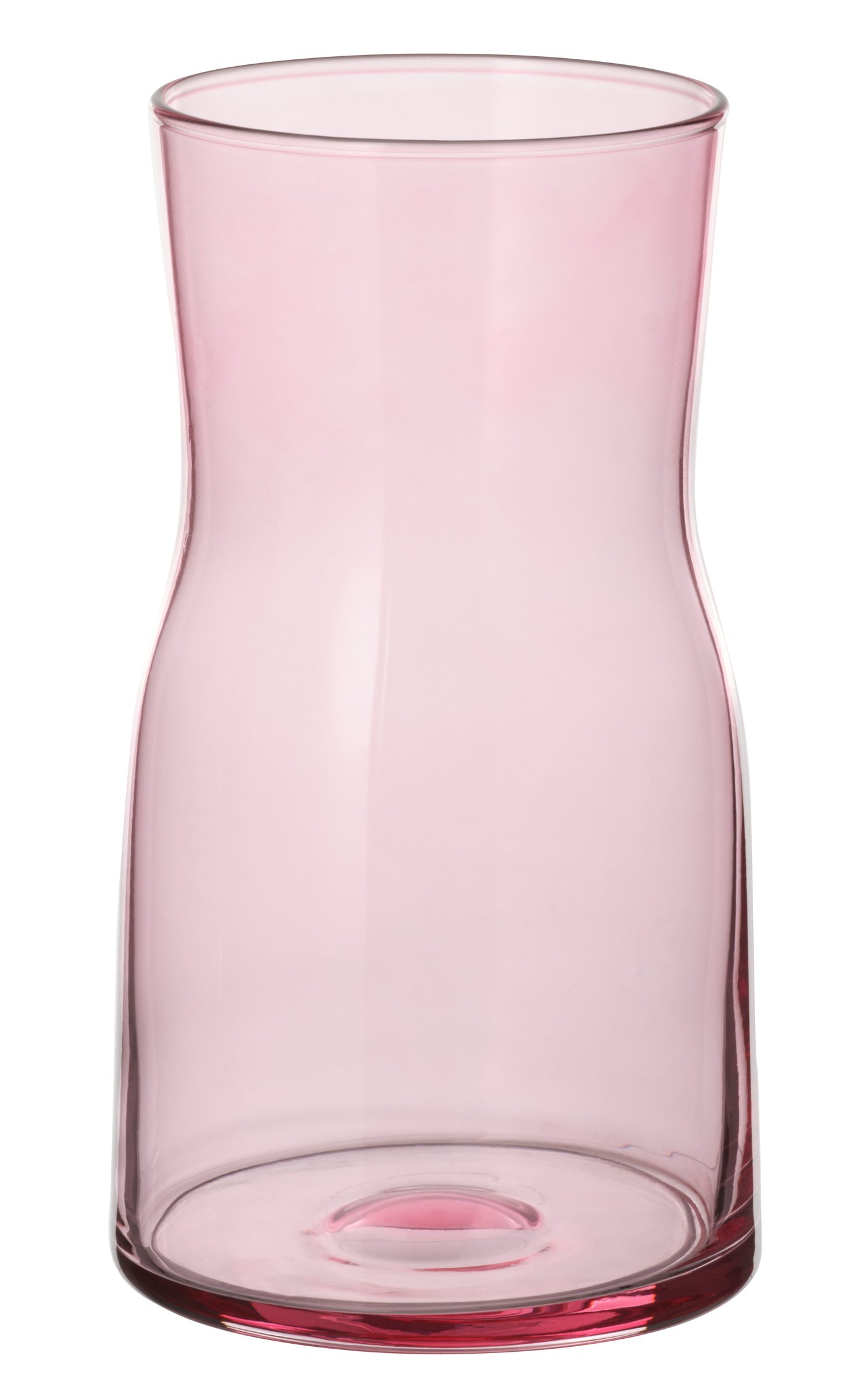 IKEA TIDVATTEN vas, rosa, 17 cm