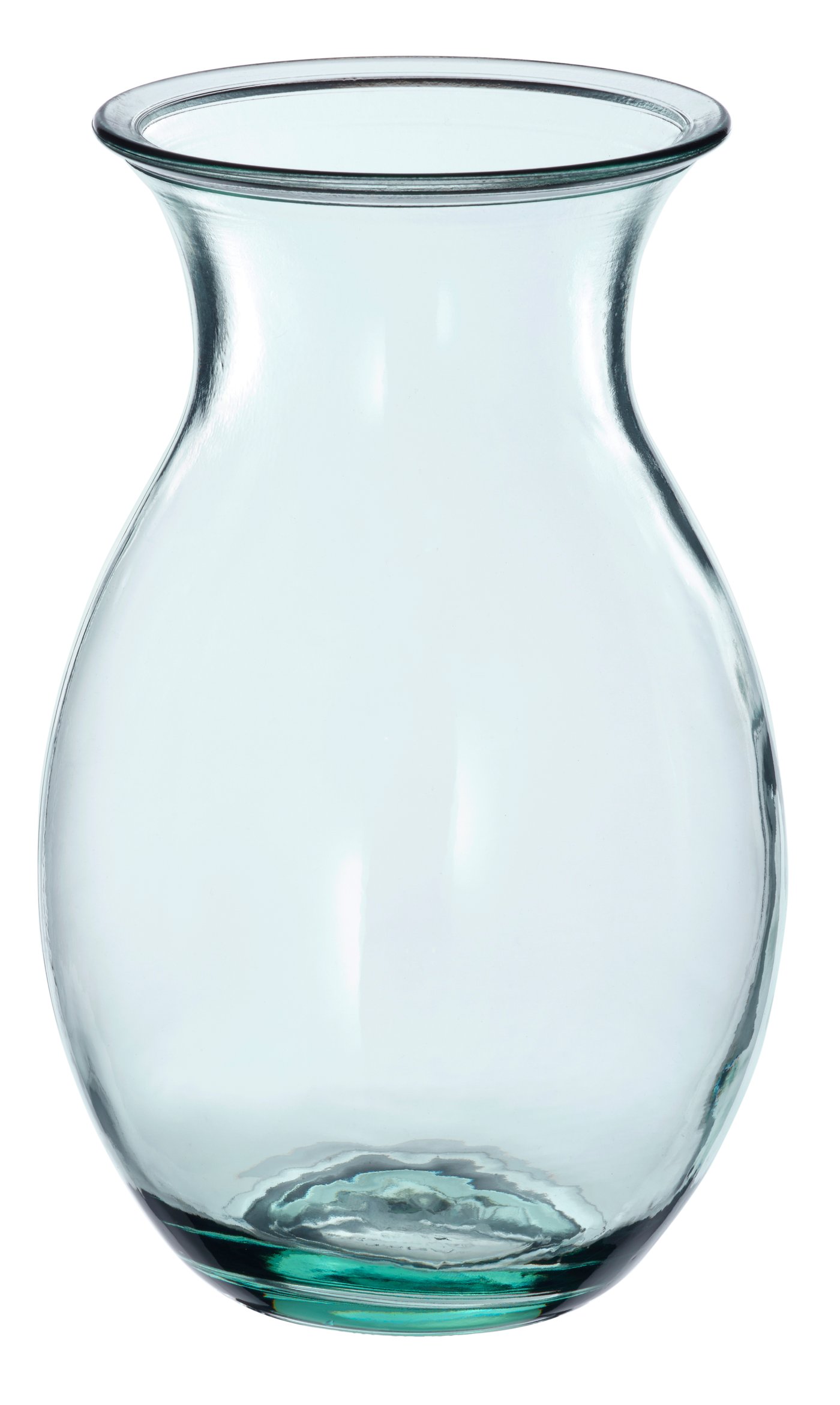 IKEA BERGKÖRSBÄR vas, glas/grön, 20 cm