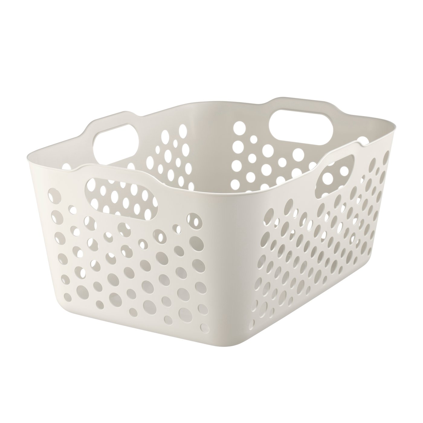 IKEA SLIBB tvättkorg, vit, 38 l