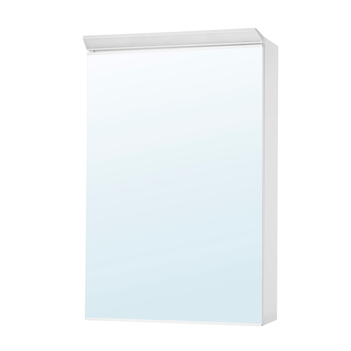 IKEA TREASJÖN spegelskåp 1 dörr/inbyggd belysning, 50x17x75 cm