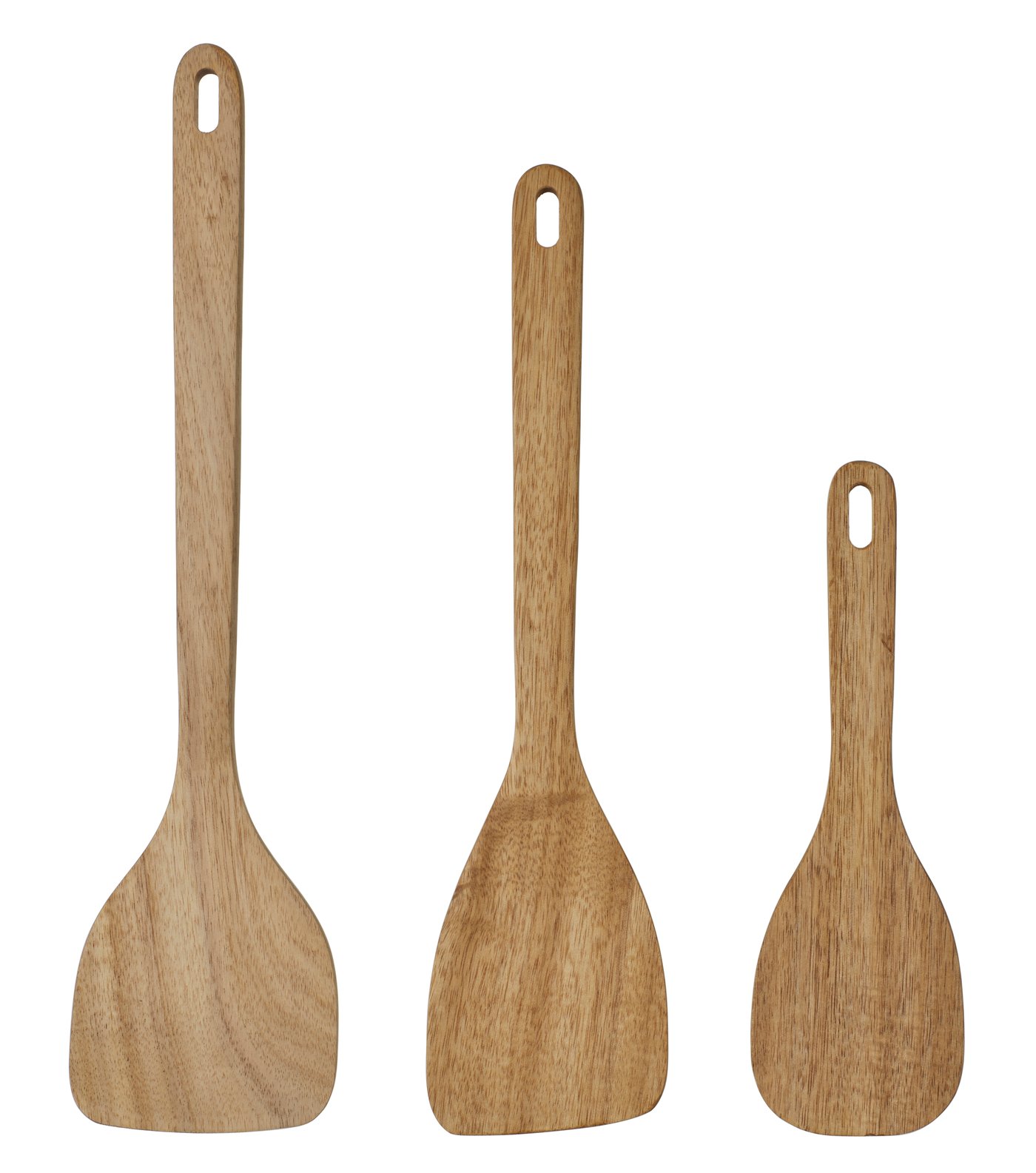 IKEA MAJFISK köksredskap 3 delar, akacia
