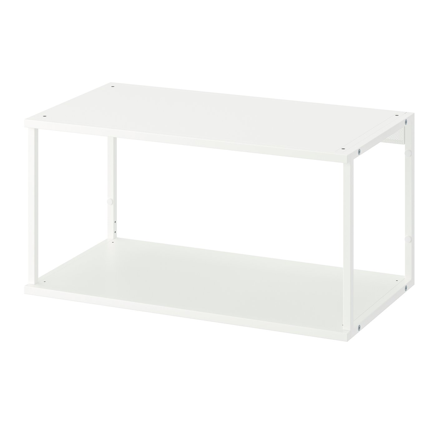 IKEA PLATSA öppen hyllsektion, vit, 80x40x40 cm