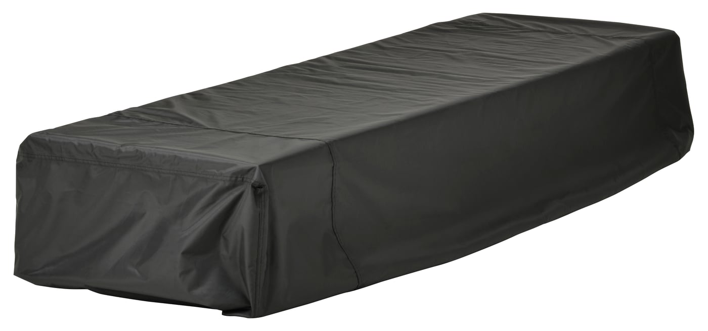 IKEA TOSTERÖ överdrag för utemöbler, svart, 206x75 cm
