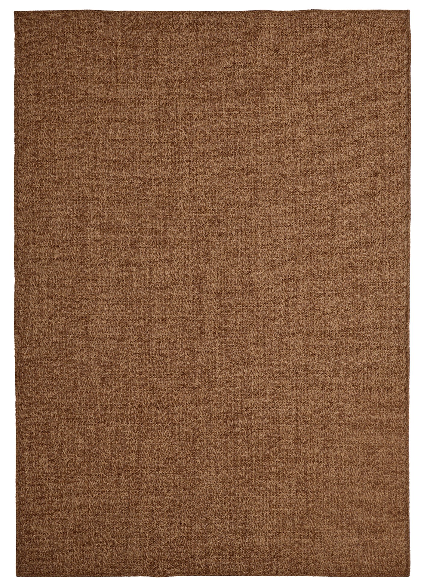 IKEA LYDERSHOLM matta slätvävd, inom-/utomhus, mellanbrun, 160x230 cm