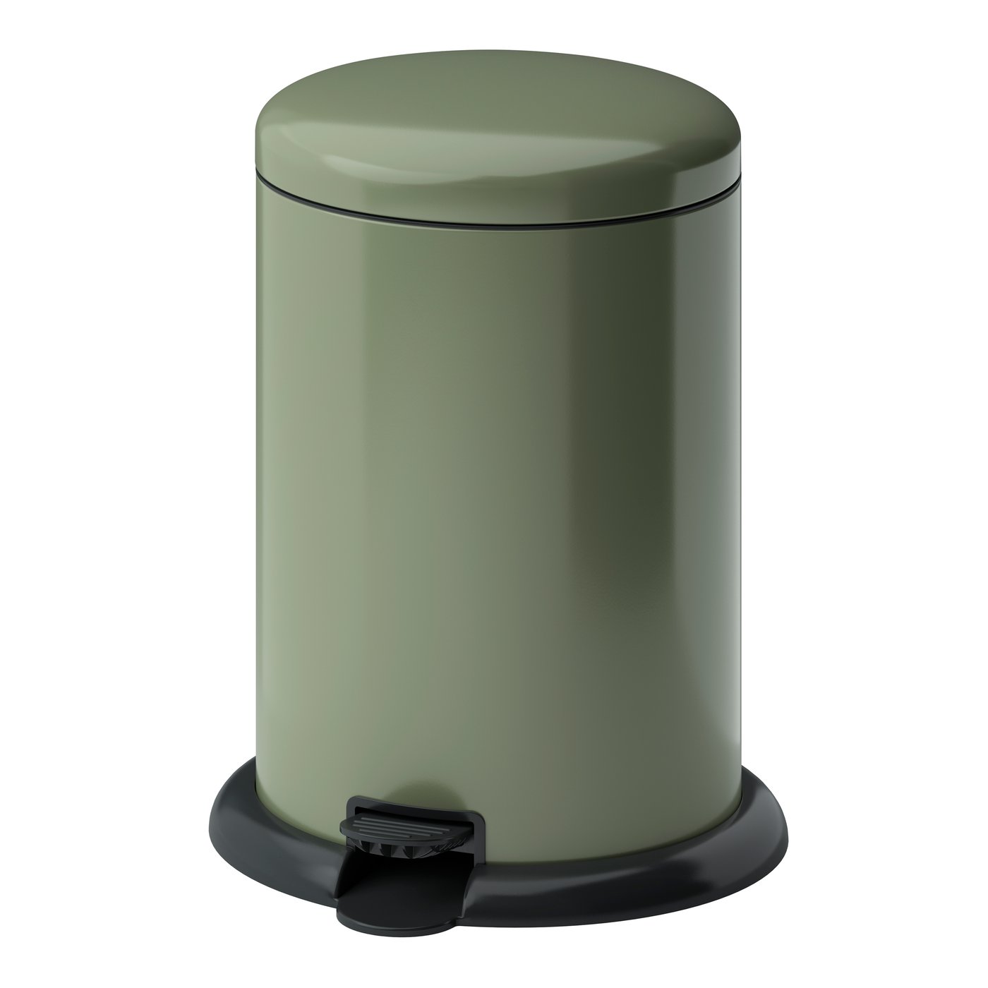 IKEA GÅNGSKYFFEL pedalhink, grågrön, 18 l