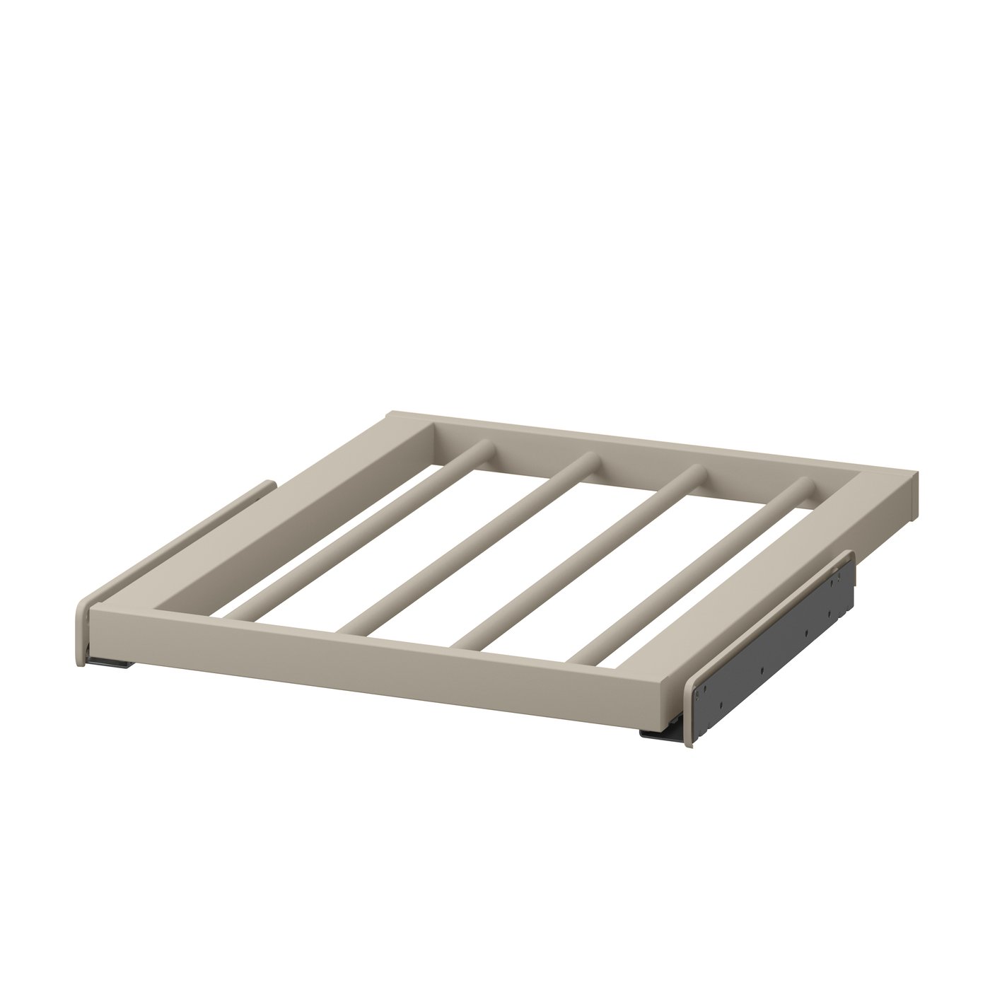 IKEA KOMPLEMENT utdragbar byxhängare, gråbeige, 50x58 cm