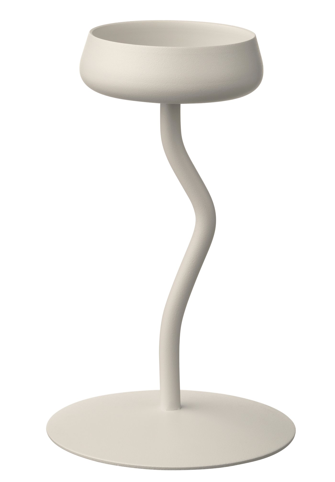 IKEA SILVERPÄRON ljusstake för blockljus, vit, 20 cm