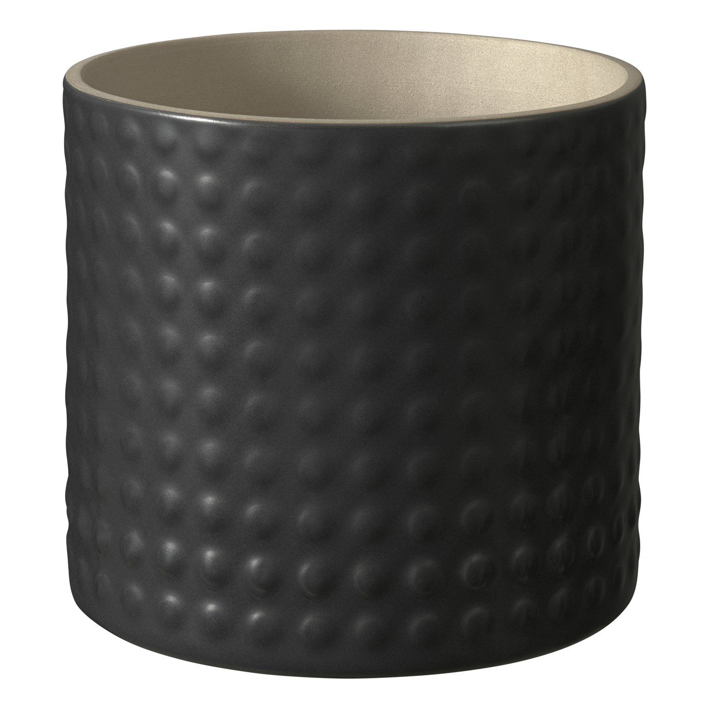 IKEA CHIAFRÖN kruka, inom-/utomhus svart, 12 cm