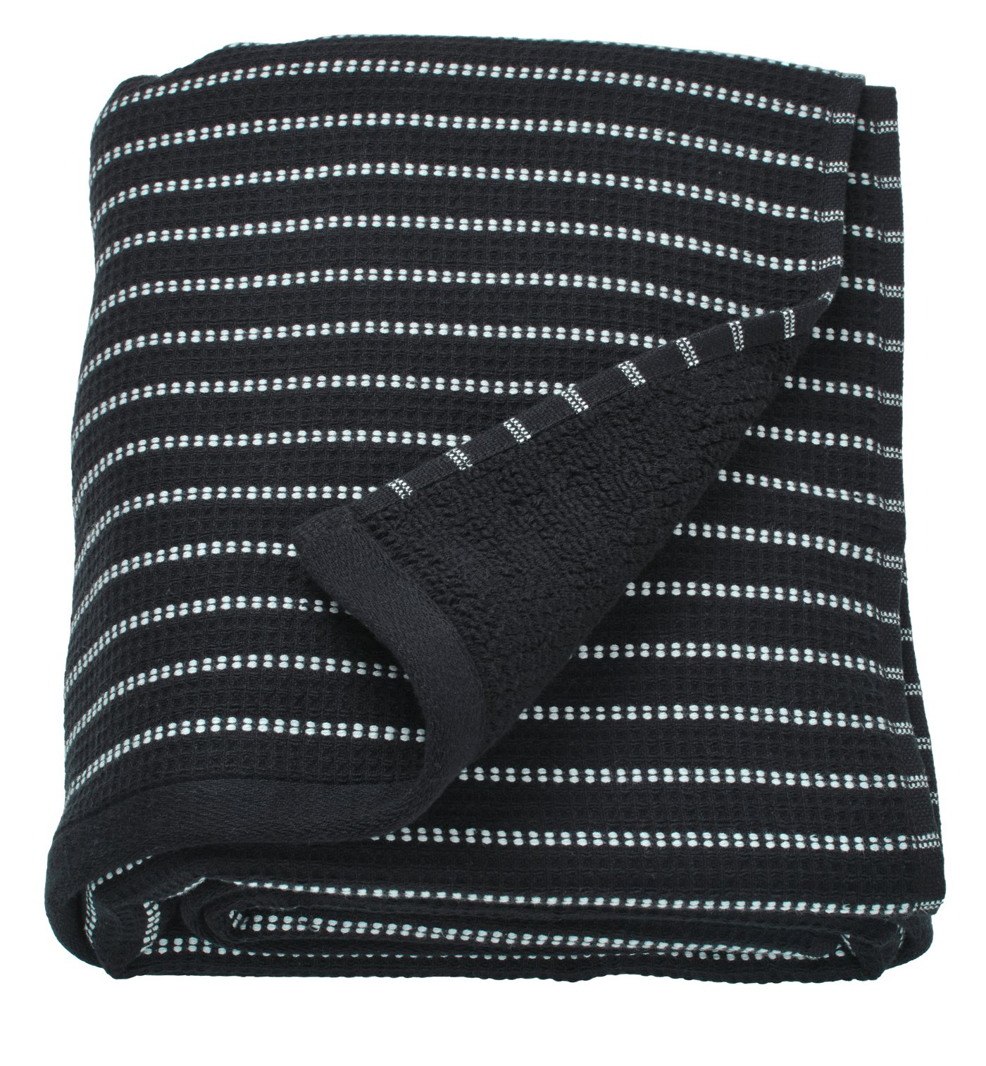 IKEA BROKGINST badlakan, svart, 100x150 cm