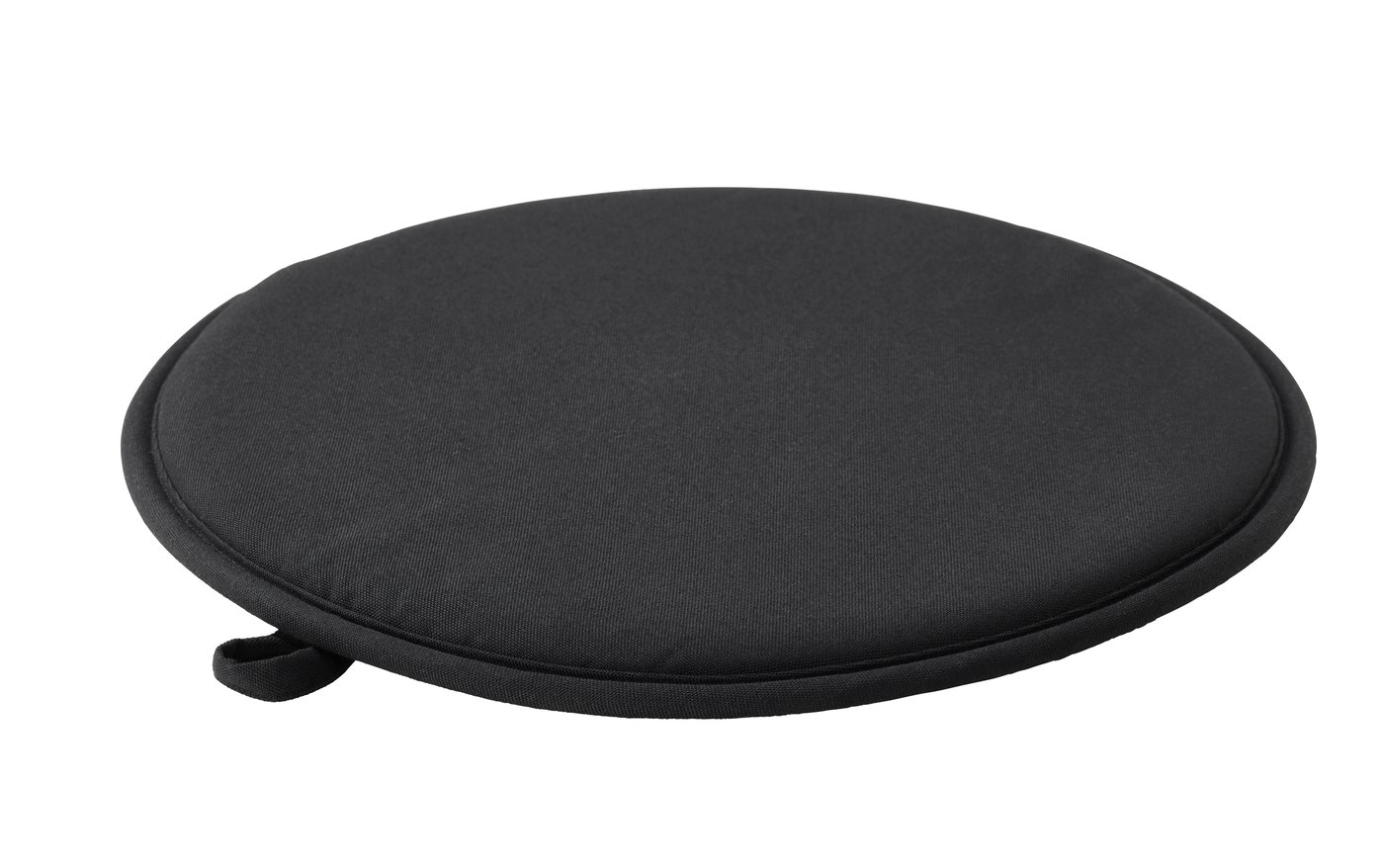 IKEA ÄNGSFRÄKEN stolsdyna, svart/inom-/utomhus, 36 cm