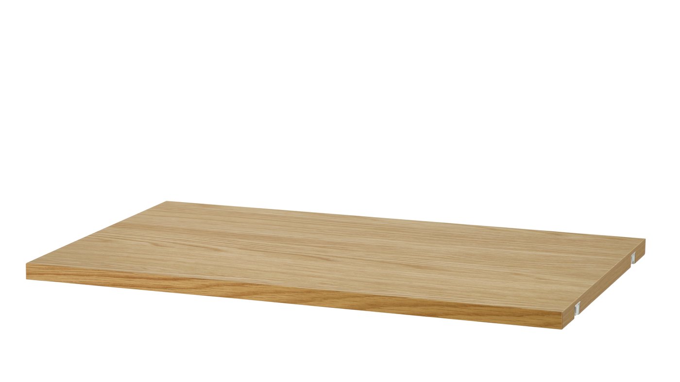 IKEA BOAXEL hyllplan, ekmönstrad, 60x40 cm