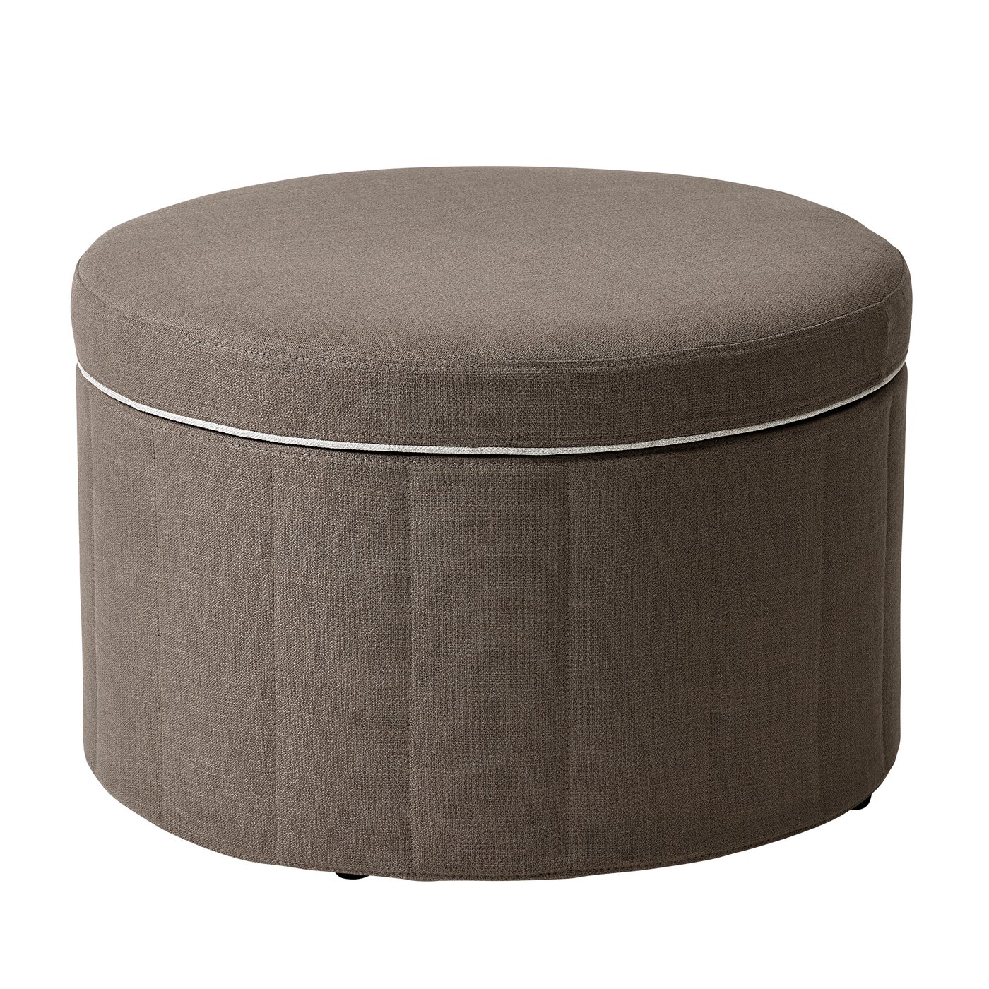 IKEA SIDSJÖ sittpuff, med förvaring/gransel gråbrun, sittpuff