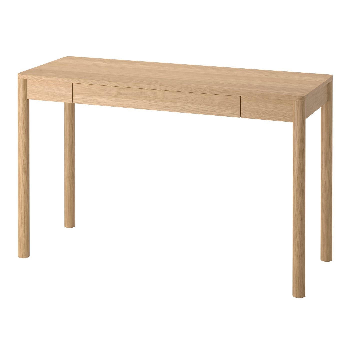 IKEA TONSTAD skrivbord, ekfaner, 120x47 cm