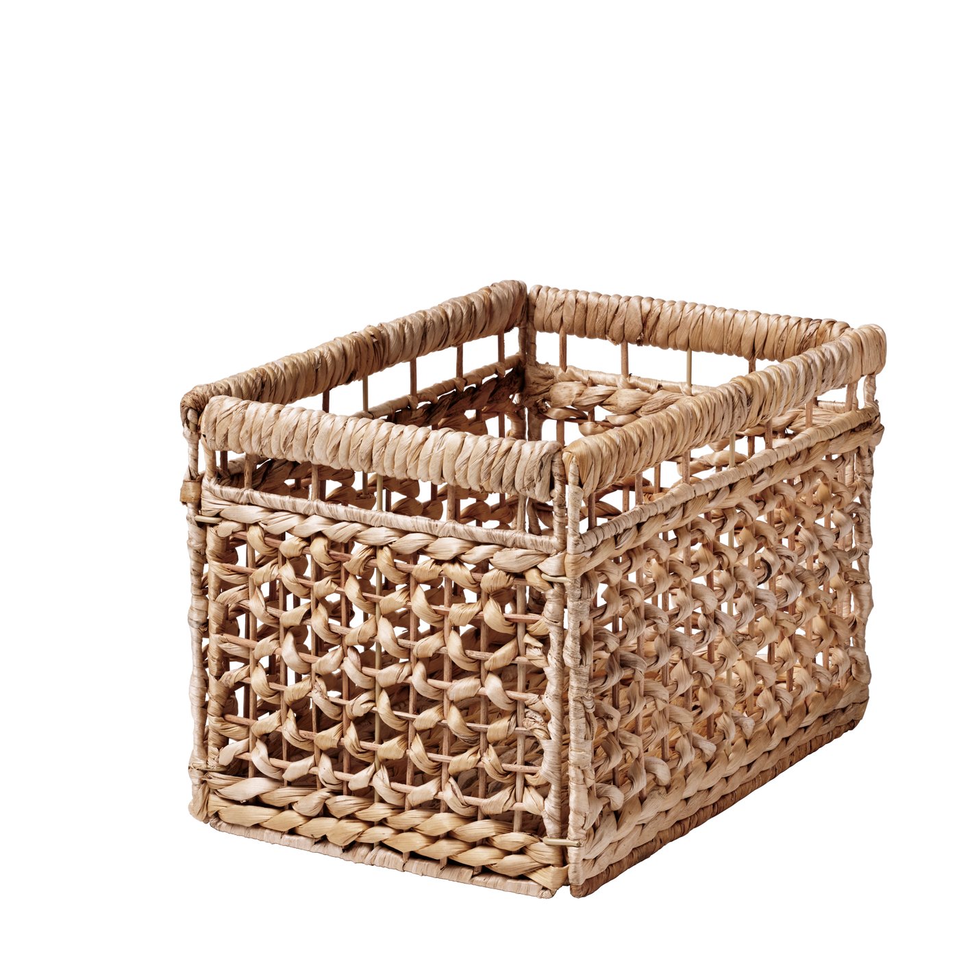IKEA TÄTING korg, vattenhyacint/natur, 35x25x25 cm