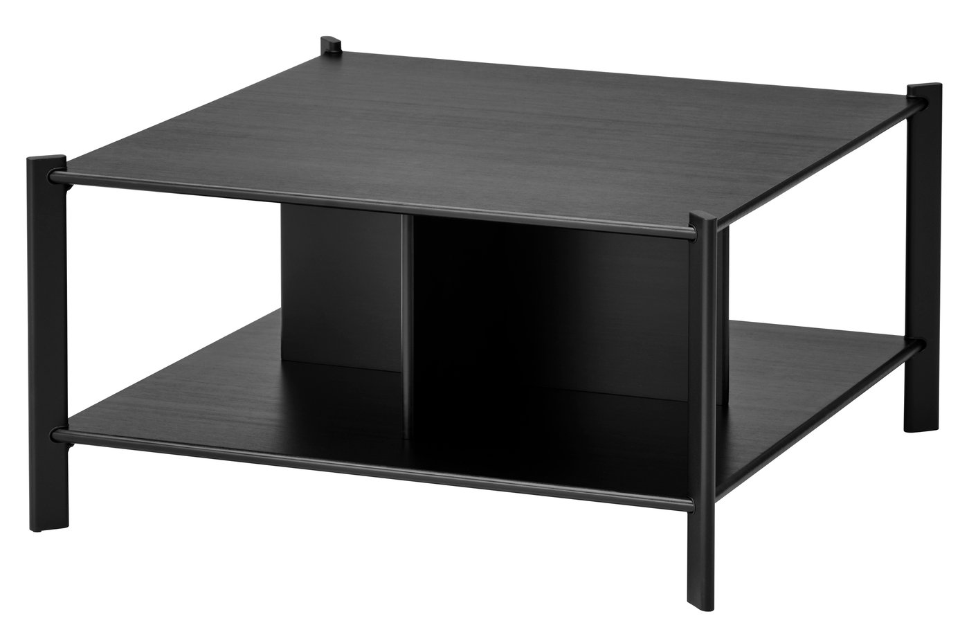 IKEA JÄTTESTA soffbord, svart, 80x80 cm