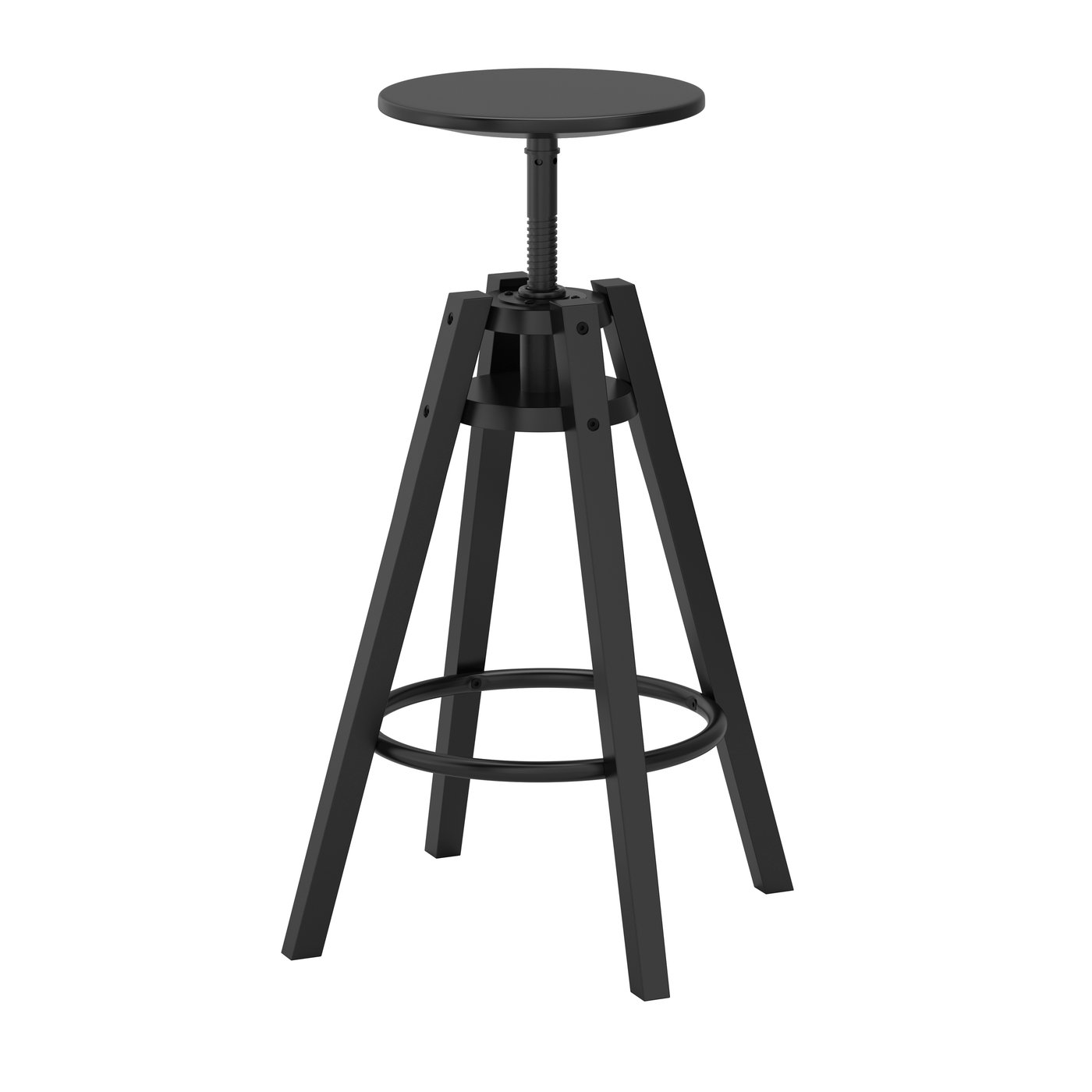 IKEA DALFRED barpall, svart, 63-74 cm