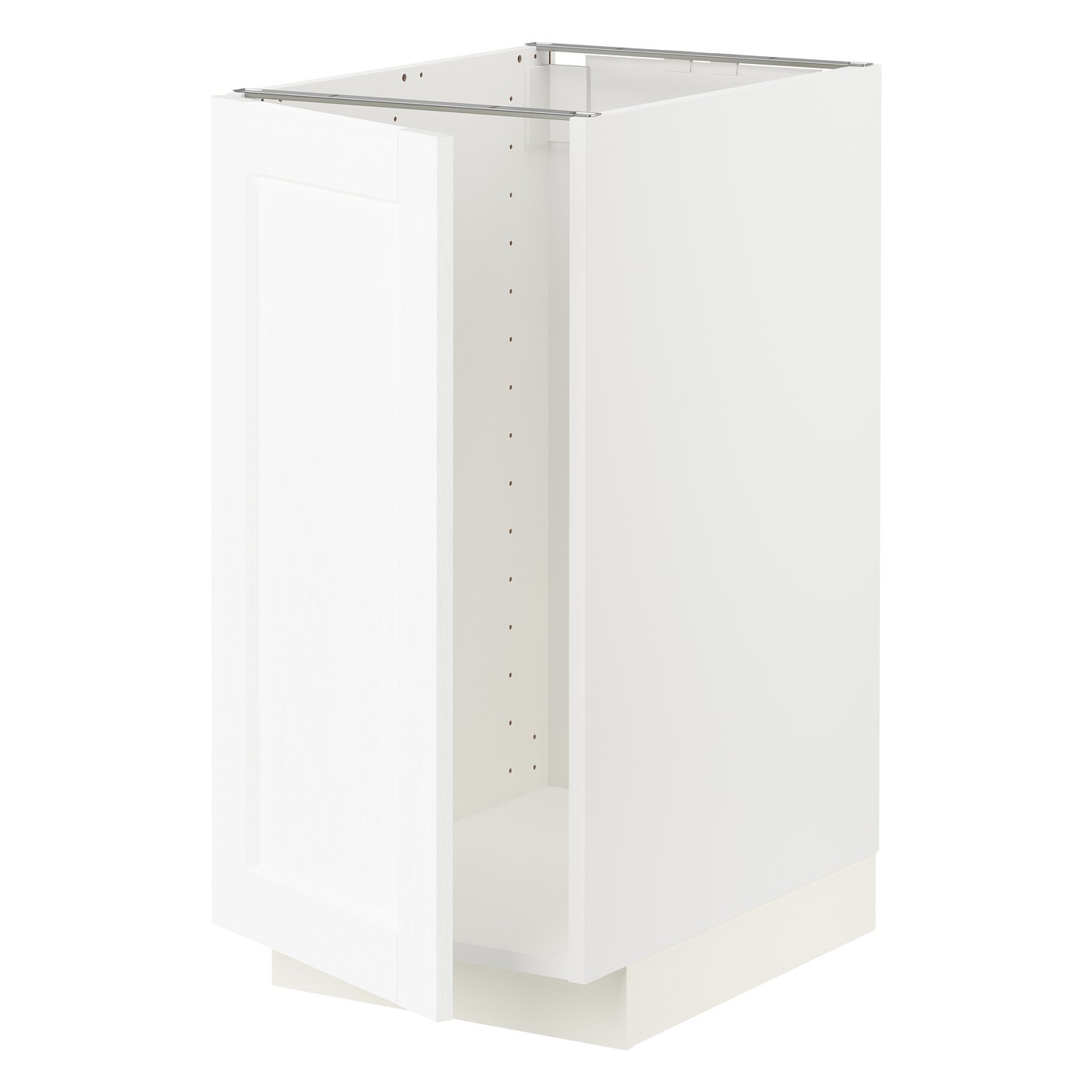 IKEA METOD bänkskåp f diskbänk/sopsortering, vit enköping/vit trämönstrad, 40x60 cm