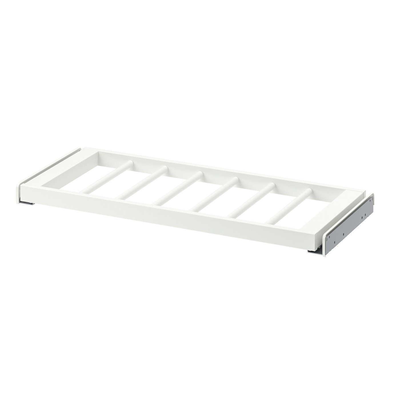 IKEA KOMPLEMENT utdragbar byxhängare, vit, 75x35 cm