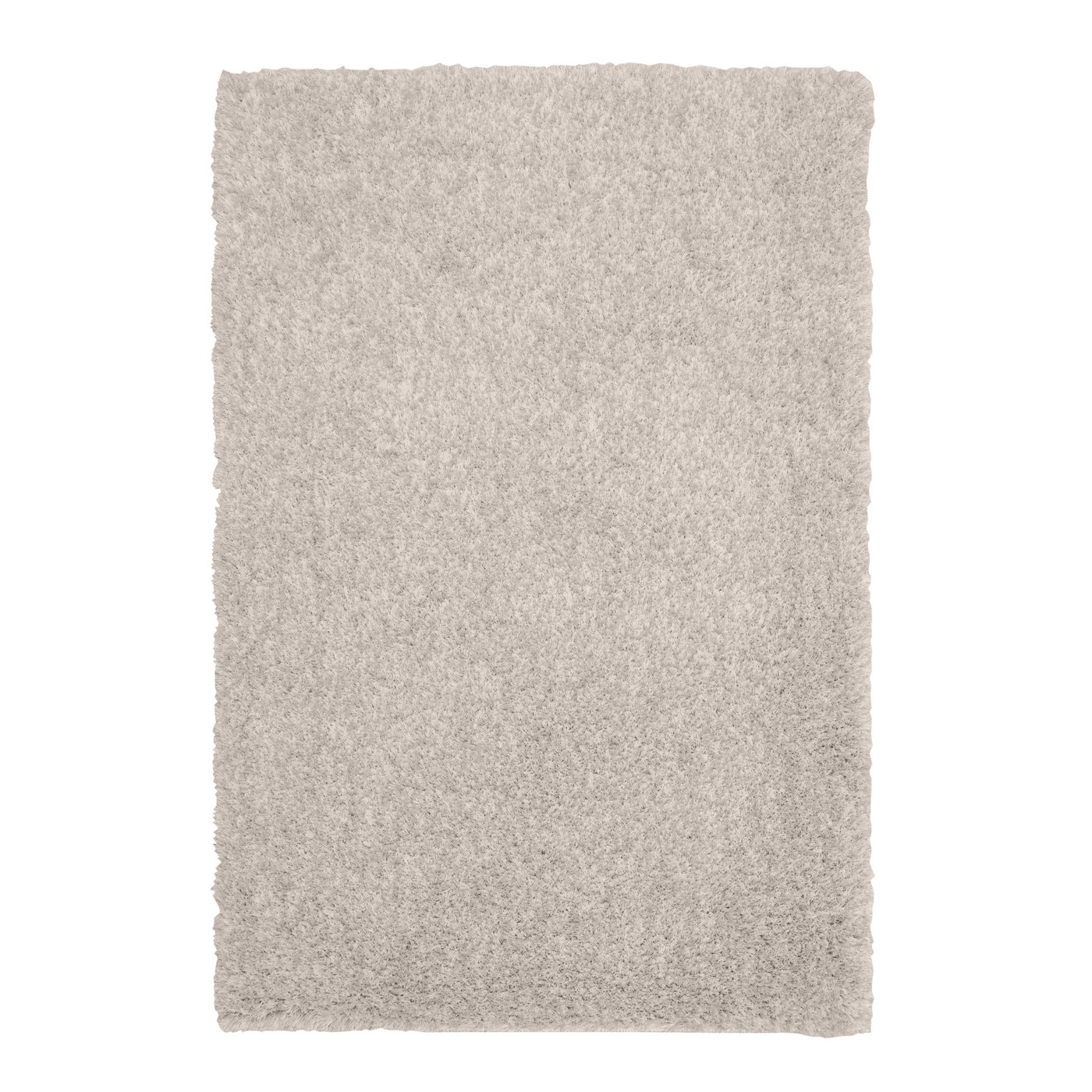 IKEA LINDKNUD matta, lång lugg, beige, 60x90 cm