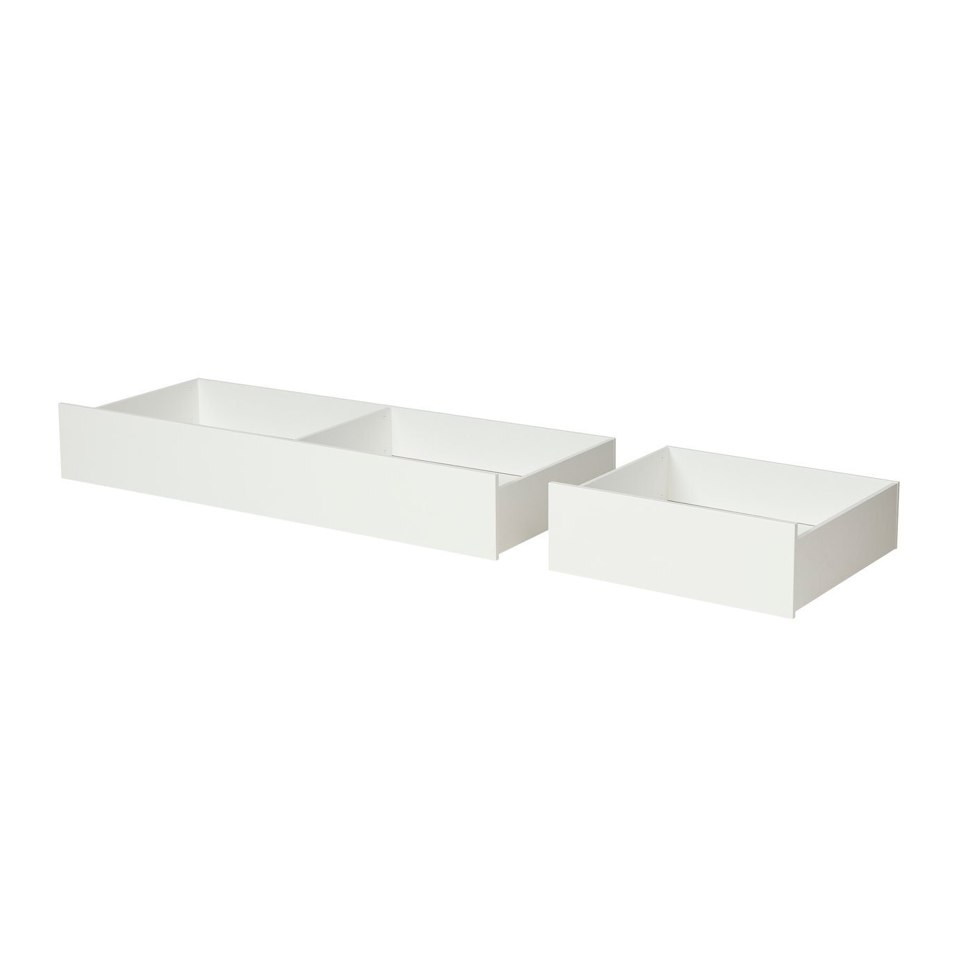 IKEA VIHALS sänglåda, set om 2, vit, 200 cm