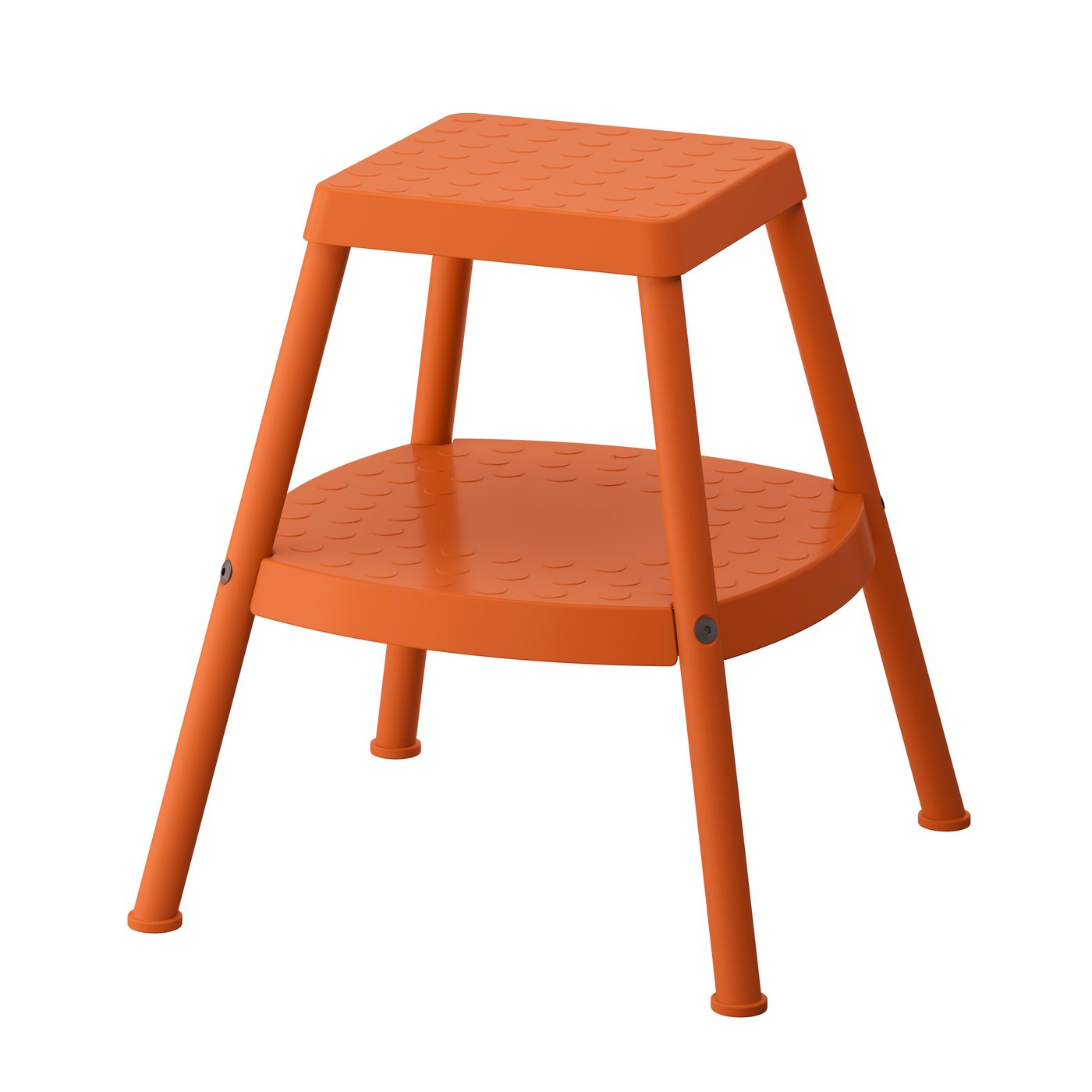 IKEA HADDARP köksstege/pall, 4-sidig orange
