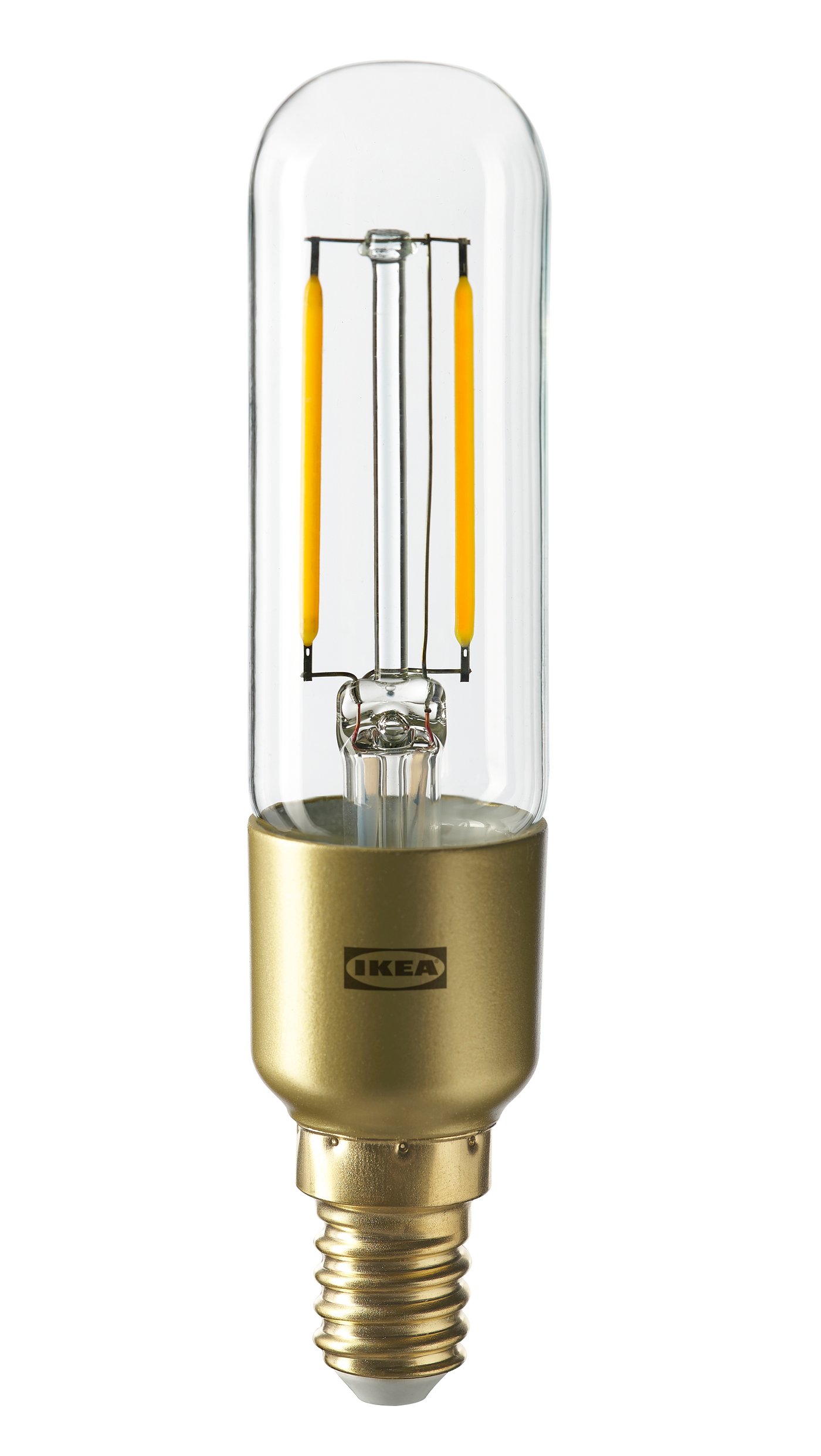 IKEA LUNNOM LED ljuskälla E14 200 lumen, dimbar/tubformad klarglas, 25 mm