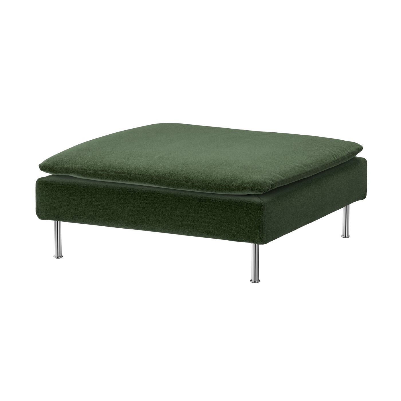 IKEA SÖDERHAMN fotpall, johanneshov mörkgrön