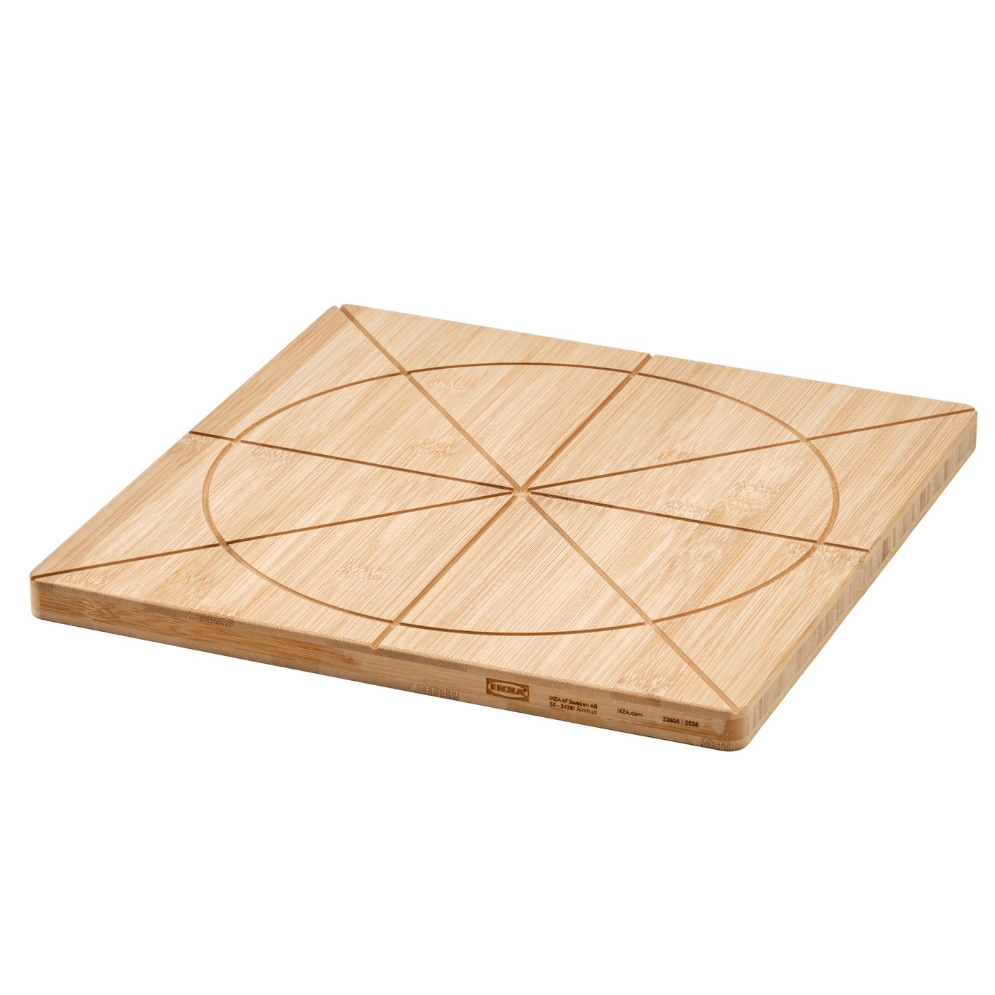 IKEA HAVSTULPAN skärbräda, bambu, 35x35 cm