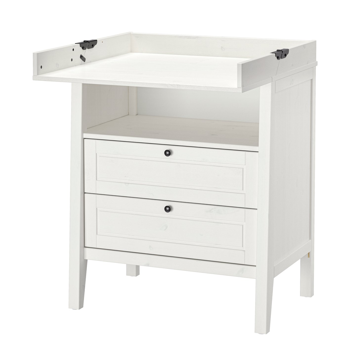 IKEA SUNDVIK skötbord/byrå, vit, 78x79x99 cm