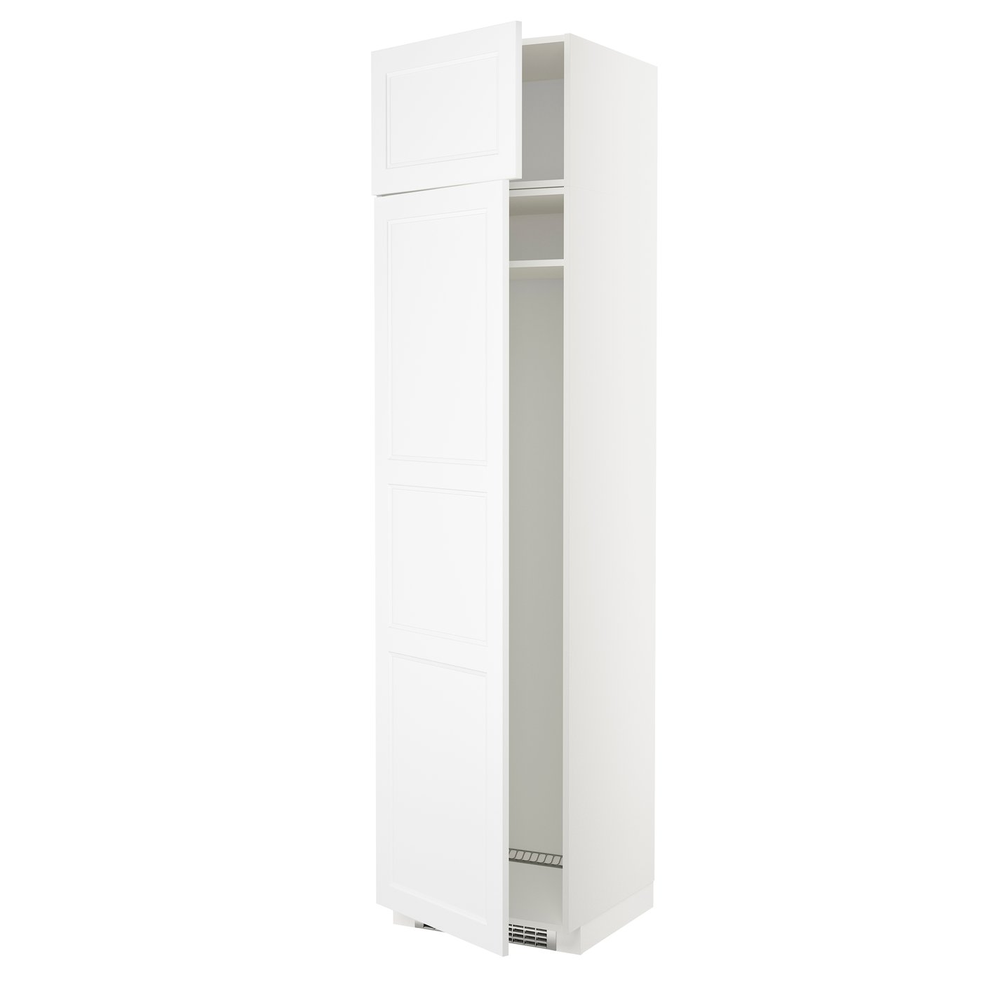 IKEA METOD hs f kyl el frys m 2d, vit/axstad matt vit, 60x60x240 cm