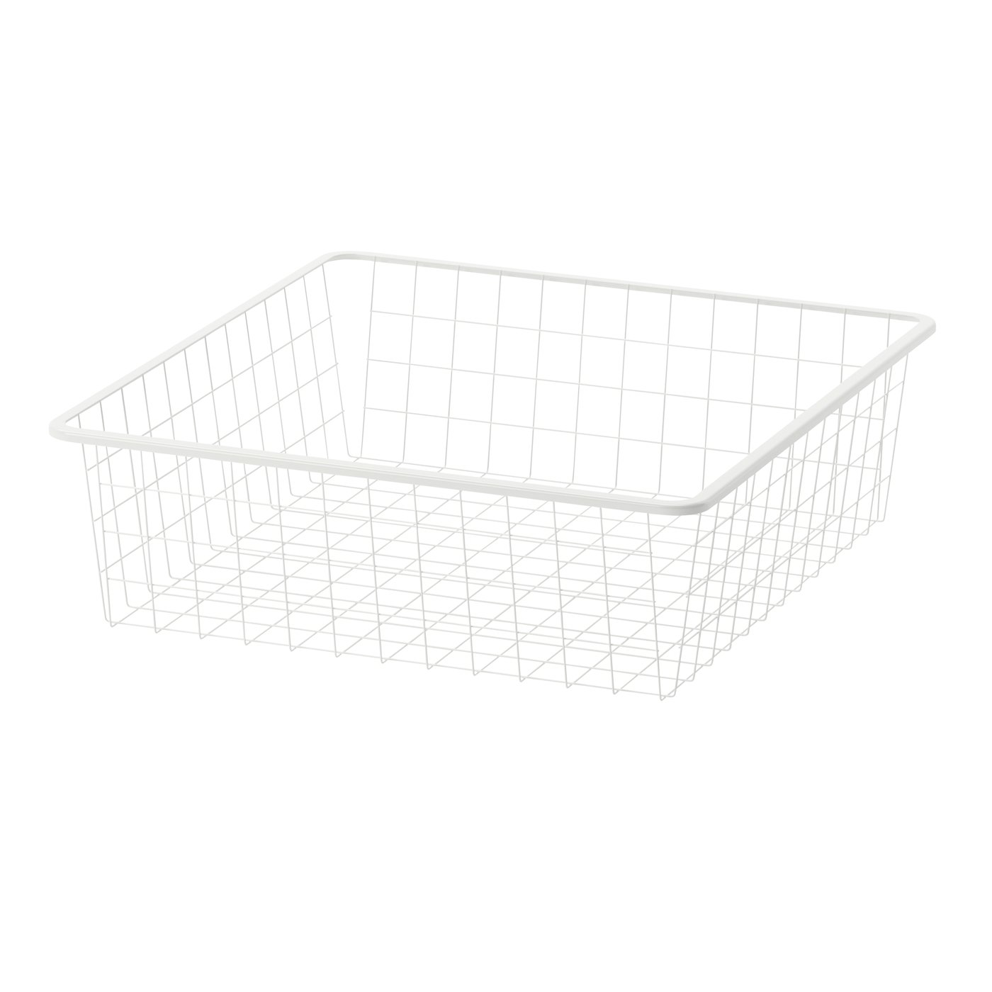 IKEA JONAXEL trådback, vit, 50x51x15 cm
