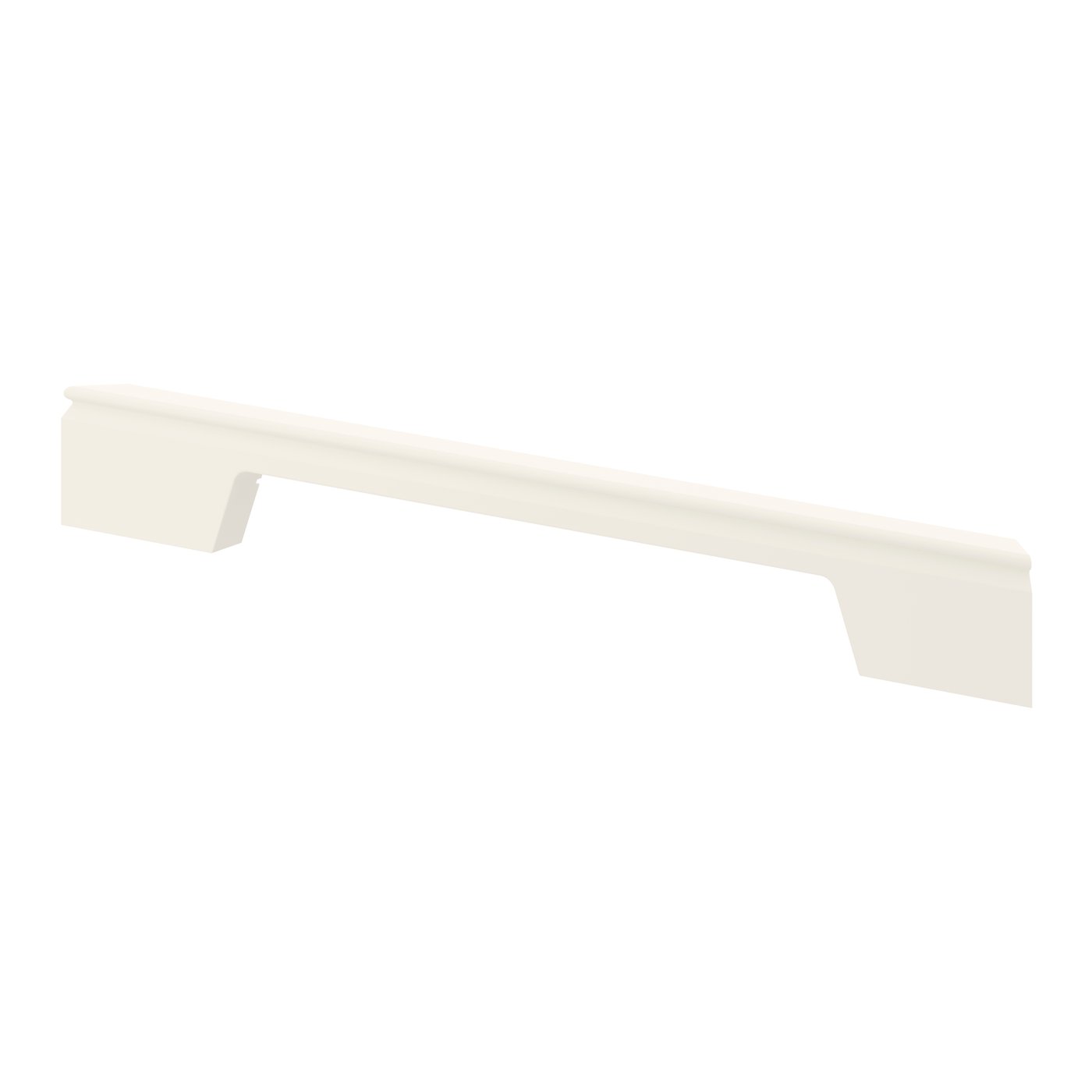 IKEA FÖRBÄTTRA dekorativ sockel med utsågning, off-white, 66x8 cm