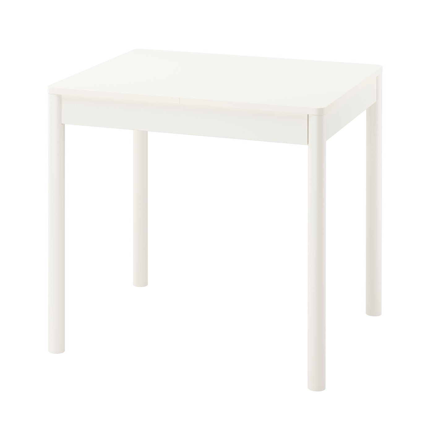 IKEA TONSTAD utdragbart bord, off-white, 80/120x70 cm