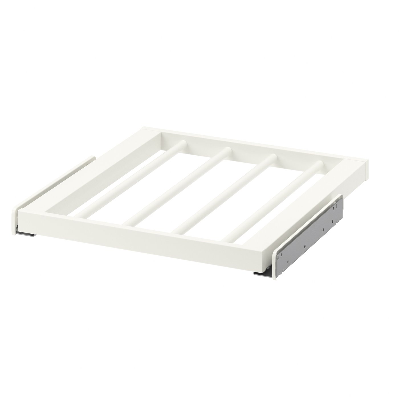 IKEA KOMPLEMENT utdragbar byxhängare, vit, 50x58 cm