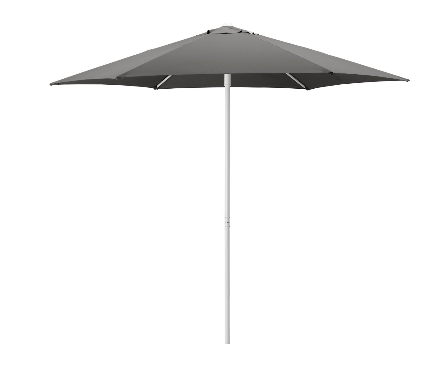IKEA HÖGÖN parasoll, grå, 270 cm