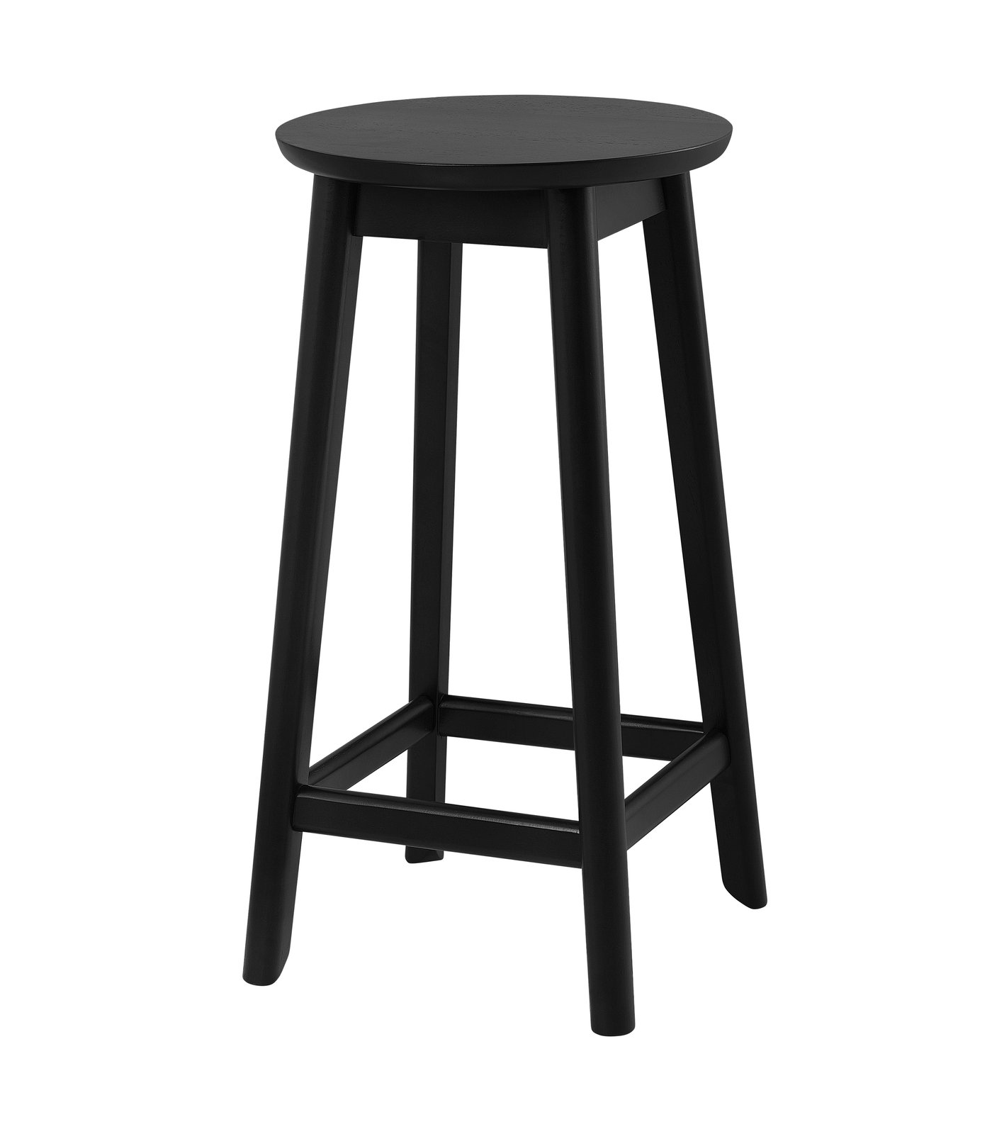 IKEA RÄVSTEN barpall, bänkhöjd svart, 62 cm