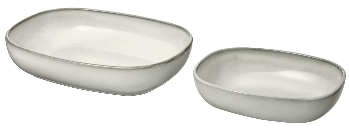 IKEA GLADELIG ugnsform set om 2, grå