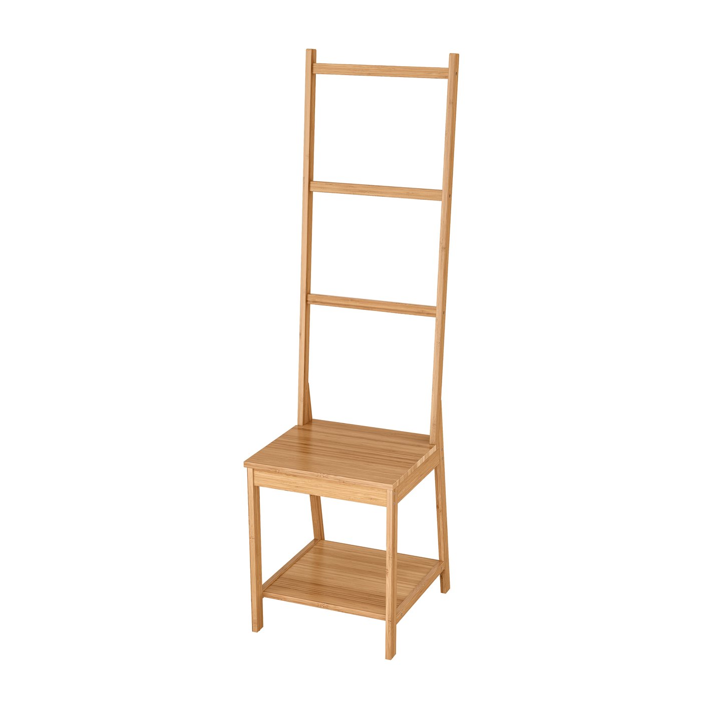 IKEA RÅGRUND stol med handdukshängare, bambu