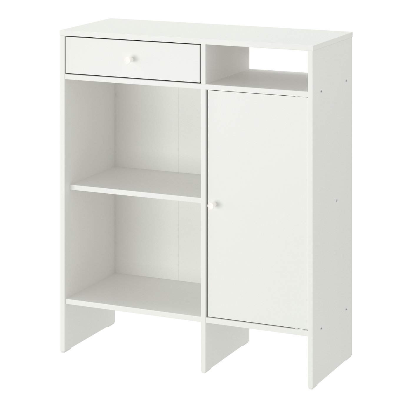 IKEA BAGGEBO sideboard, vit, 78x92 cm