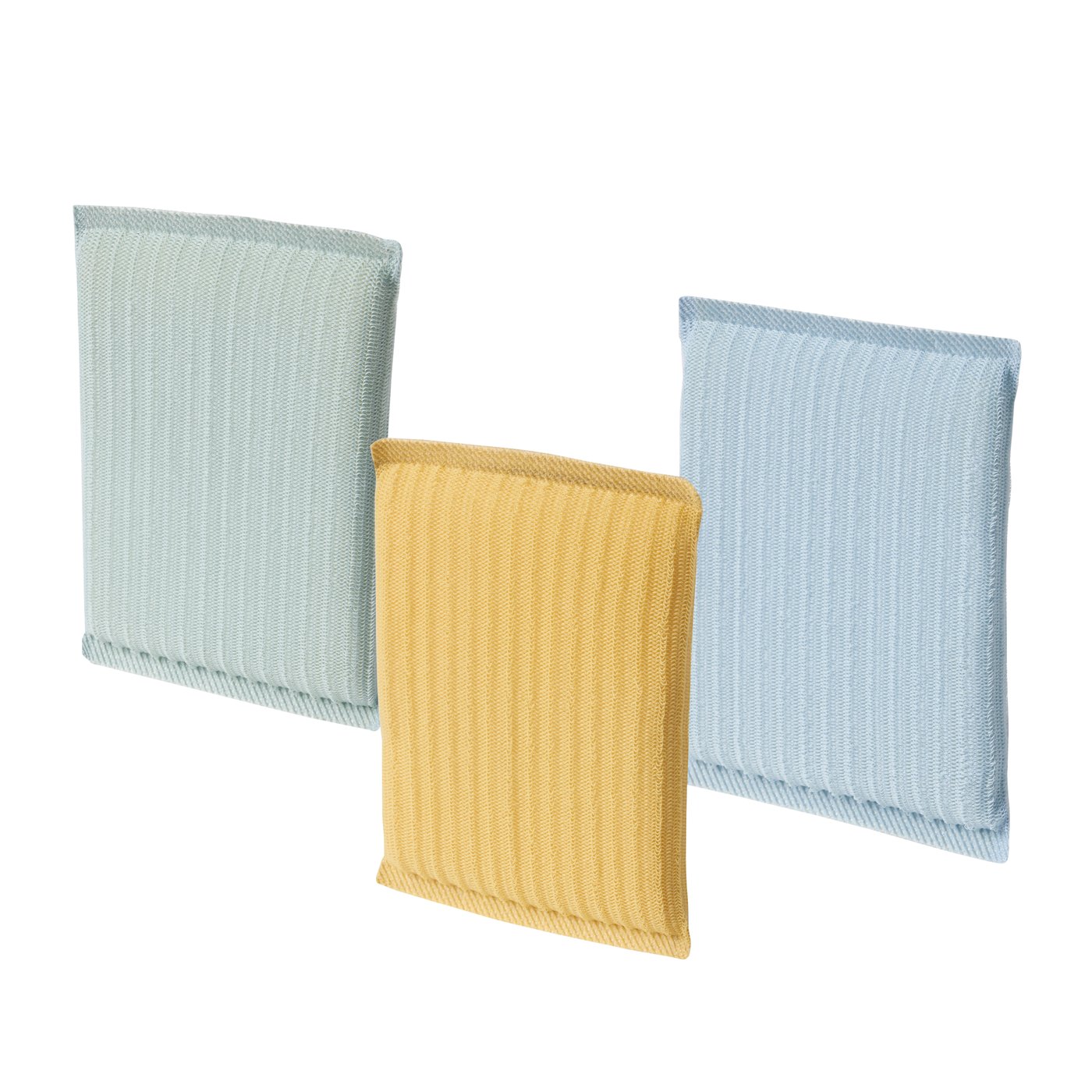 IKEA PEPPRIG skrubbdyna, grön blå/gul