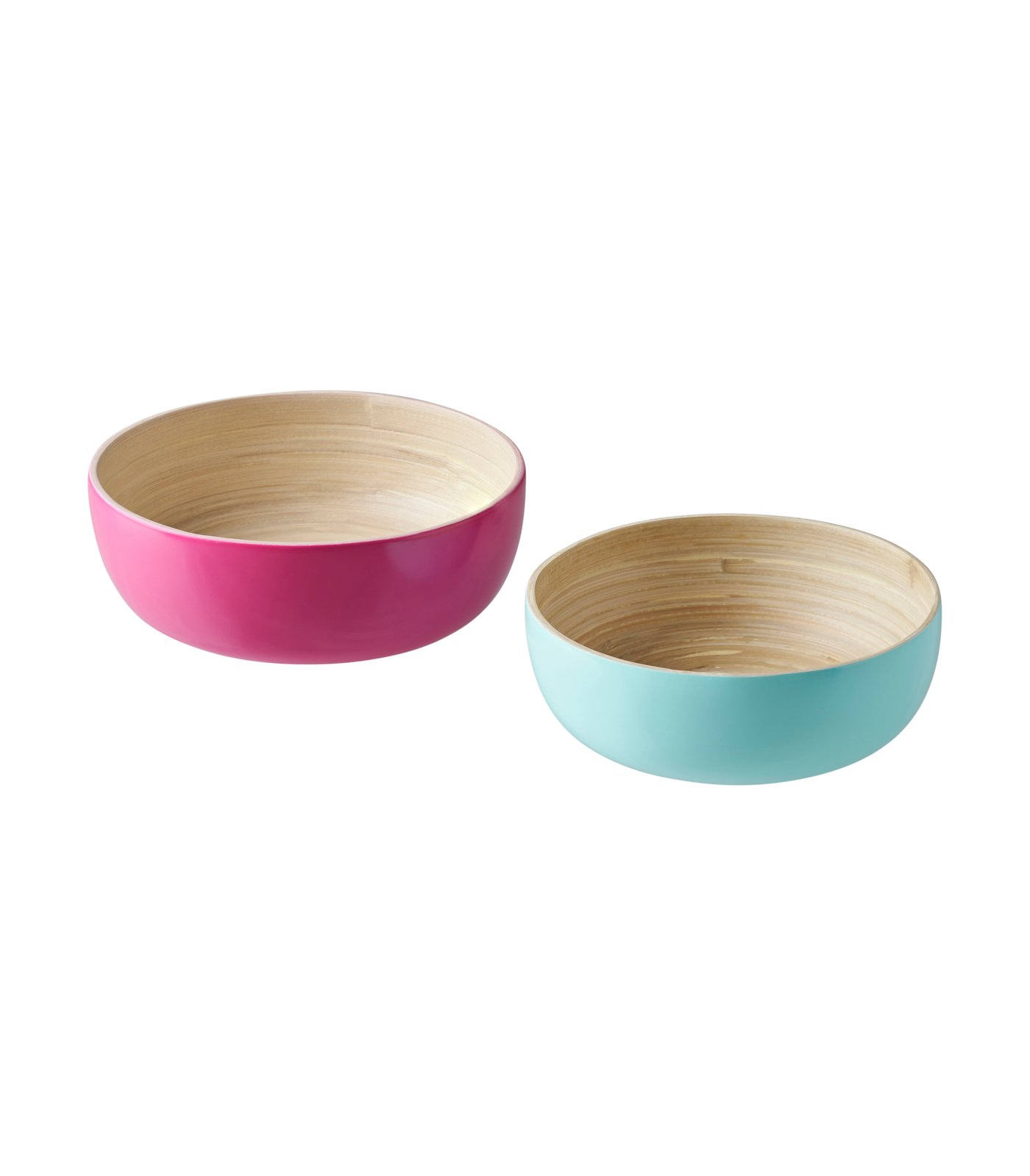 IKEA ÅKERHALLON serveringsskål, set om 2, bambu