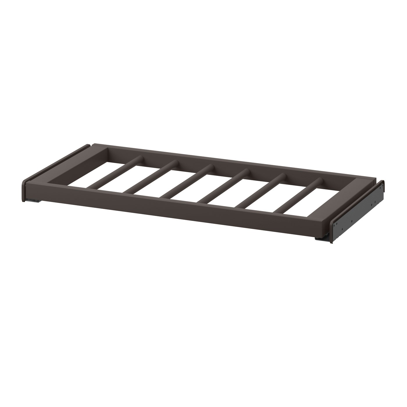 IKEA KOMPLEMENT utdragbar byxhängare, mörkgrå, 75x35 cm