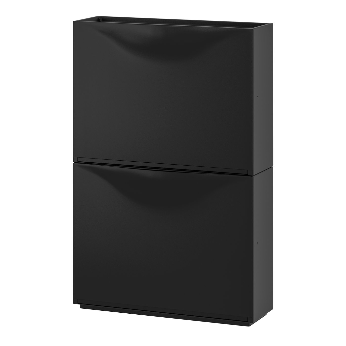 IKEA TRONES skoskåp/förvaring, svart, 52x18x39 cm